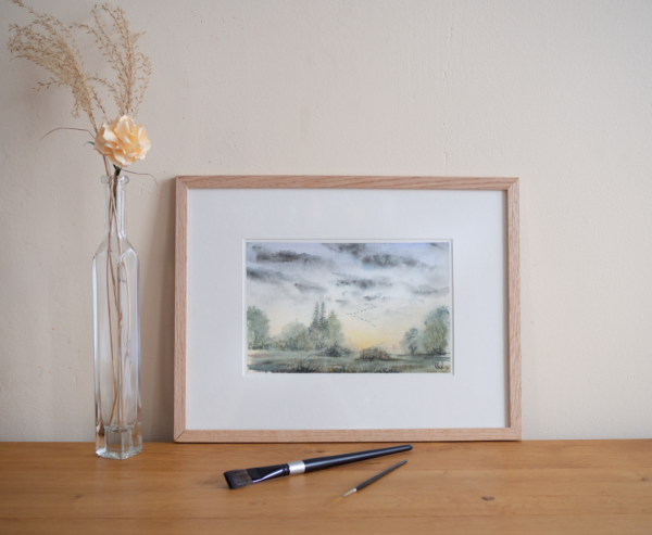 Gänse Küche Eichen-Rahmen klein